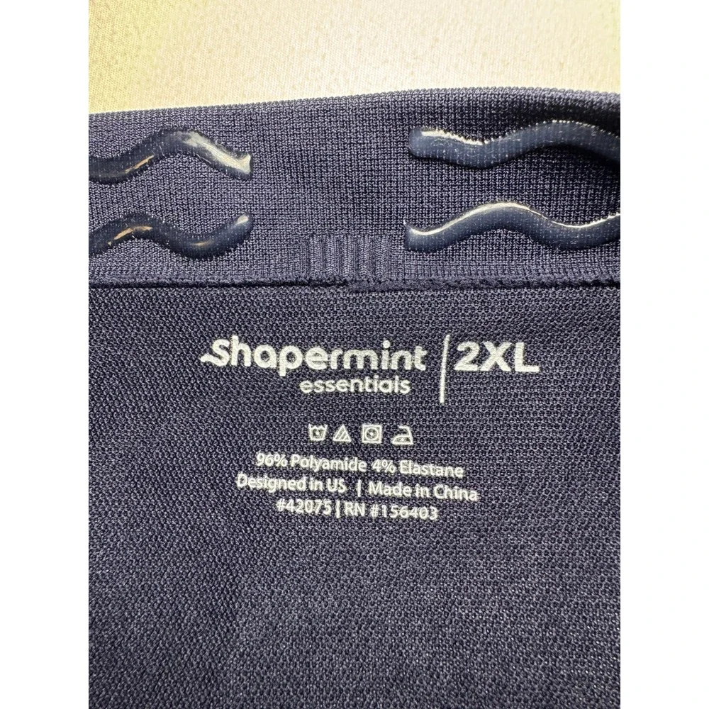 Shapermint Essentials Women 2XL Navy Blue High Waisted Shaper Leggings 42075